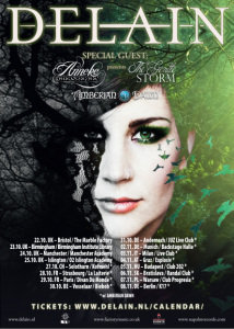 Delain @ Le Biebob - Vosselaar, Belgique [30/10/2015]