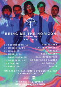 Bring Me The Horizon @ Sala Razzmatazz  - Barcelone, Espagne [11/04/2016]