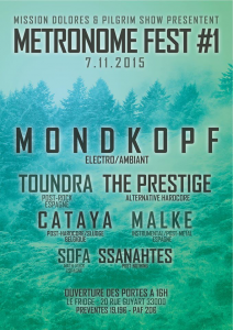 Metronome Fest #1 @ Le Fridge - Bordeaux, France [07/11/2015]
