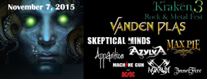 Kraken Metal Rock Fest 3 @ Salle Victor Jara - Soignies, Belgique [07/11/2015]
