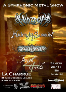 A Symphonic Metal show @ La Charrue - Marmoutier, France [28/11/2015]