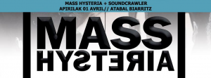 Mass Hysteria @ L'Atabal - Biarritz, France [01/04/2016]