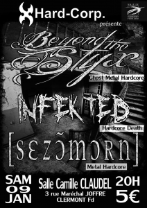 Beyond The Styx @ Salle Camille Claudel - Clermont-Ferrand, France [09/01/2016]