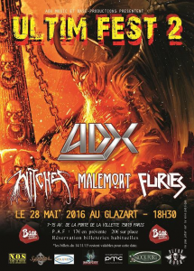 Ultim Fest 2 @ Le Glazart - Paris, France [28/05/2016]