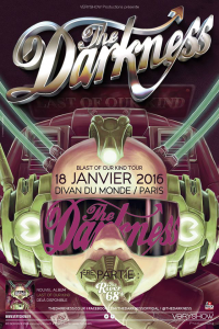The Darkness @ Le Divan du Monde - Paris, France [18/01/2016]