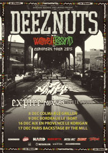 Deez Nuts @ Backstage By The Mill - Paris, France [17/12/2015]