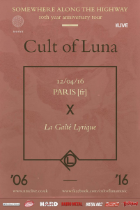 Cult Of Luna @ La Gaîté Lyrique - Paris, France [12/04/2016]