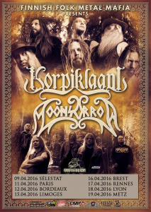 Korpiklaani @ Les Trinitaires - Metz, France [19/04/2016]