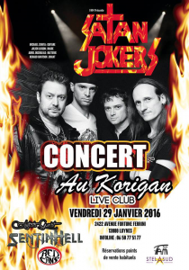 Satan Jokers @ Le Korigan - Luynes, France [29/01/2016]