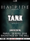 Hacride & T.A.N.K. - 28/04/2016 19:00