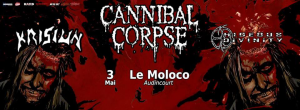 Cannibal Corpse @ Le Moloco - Audincourt, France [03/05/2016]