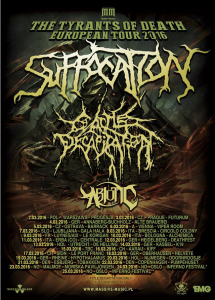 Suffocation @ Le Port Franc - Sion, Suisse [17/03/2016]