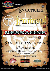 Messaline @ Le Black Pearl  - Laigneville, France [23/01/2016]