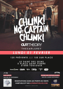Chunk! No, Captain Chunk! @ Le Saint des Seins - Toulouse, France [01/02/2016]