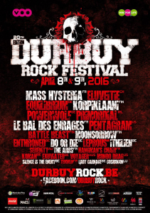 Durbuy Rock Festival 2016 @ Bomal-sur-Ourthe, Belgique [09/04/2016]