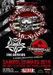 Les Ramoneurs de Menhirs @ La Halle aux Toiles - Alençon, France [12/03/2016]