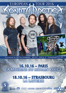 Sonata Arctica @ La Laiterie - Strasbourg, France [18/10/2016]