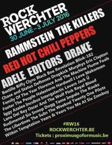 Rock Werchter 2016 @ Werchter, Belgique [02/07/2016]