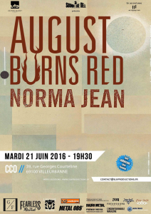 August Burns Red @ Le CCO - Villeurbanne, France [21/06/2016]