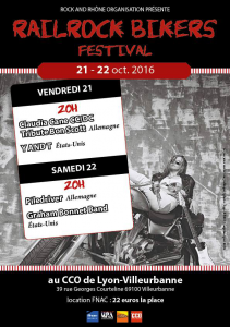 Railrock Bikers Festival @ Le CCO - Villeurbanne, France [22/10/2016]