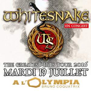 Whitesnake @ L'Olympia - Paris, France [19/07/2016]