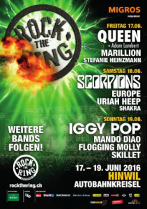Rock The Ring 2016 @ Zürich, Suisse [17/06/2016]
