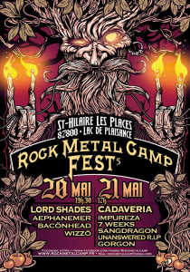 Rock Metal Camp Fest #5 @ Saint-Hilaire-les-Places, France [20/05/2016]