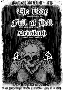 The Body @ La Machine à Coudre - Marseille, France [22/04/2016]