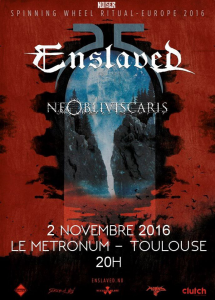 Enslaved @ Le Metronum - Toulouse, France [02/11/2016]