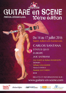 Festival Guitare En Scène 2016 @ Stade des Burgondes - Saint-Julien-en-Genevois, France [15/07/2016]