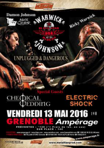 Warwick & Johnson @ L'Ampérage - Grenoble, France [13/05/2016]