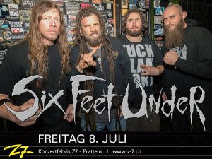 Six Feet Under  @ Z7 Konzertfabrik - Pratteln, Suisse [08/07/2016]