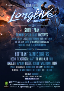 LongLive RockFest 2016 @ Le Transbordeur - Villeurbanne, France [13/05/2016]