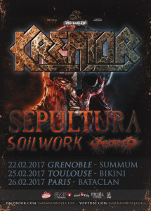 Kreator  @ Le Summum - Grenoble, France [22/02/2017]