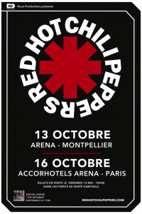Red Hot Chili Peppers @ Accor Arena (ex-AccorHotels Arena, ex-Palais Omnisports Paris Bercy) - Paris, France [16/10/2016]
