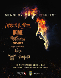 Mennecy Metal Fest 2016 @ Parc de Villeroy - Mennecy, France [10/09/2016]