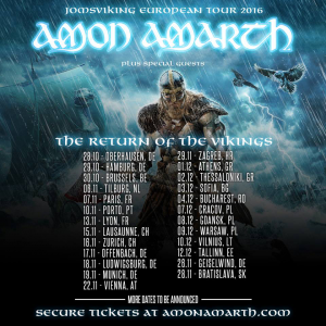 Amon Amarth @ Salle Métropole - Lausanne, Suisse [15/11/2016]