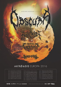 Obscura @ Le Kiff - Aarau, Suisse [27/10/2016]