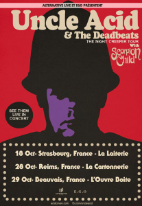 Uncle Acid & The Deadbeats @ La Laiterie - Strasbourg, France [18/10/2016]