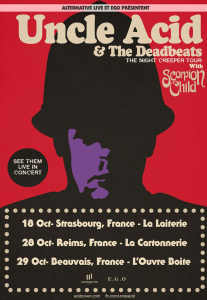 Uncle Acid & The Deadbeats @ L'Ouvre Boîte  - Beauvais, France [29/10/2016]