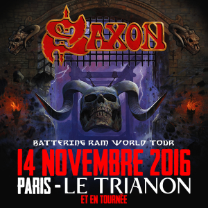 Saxon @ Le Trianon - Paris, France [14/11/2016]