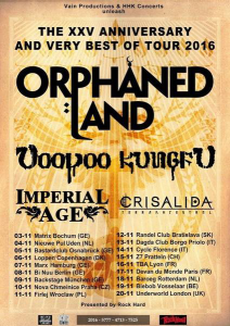 Orphaned Land @ Matrix - Bochum, Allemagne [03/11/2016]