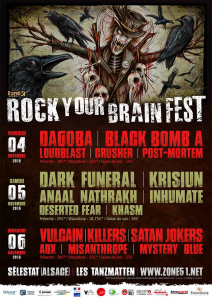 Rock Your Brain Festival 2016 @ Les Tanzmatten - Sélestat, France [06/11/2016]