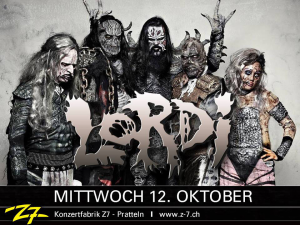 Lordi @ Z7 Konzertfabrik - Pratteln, Suisse [12/10/2016]