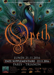 Opeth @ Le Trianon - Paris, France [22/11/2016]