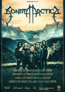 Sonata Arctica @ Sala Totem  - Pampelune , Espagne [09/03/2017]