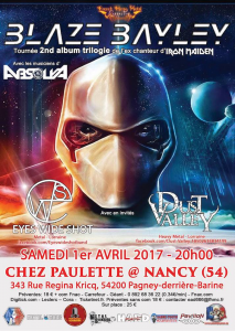 Blaze Bayley & Absolva @ Chez Paulette - Pagney-derrière-Barine, France [01/04/2017]