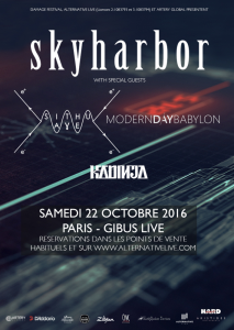 Skyharbor @ Le Gibus - Paris, France [22/10/2016]