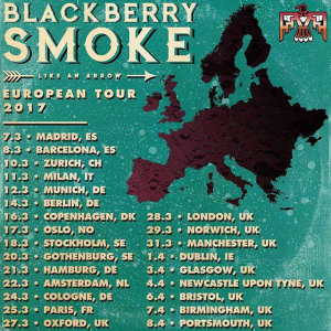 Blackberry Smoke @ Sala Apolo - Barcelone, Espagne [08/03/2017]