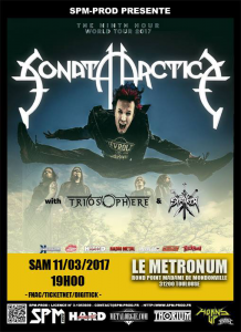 Sonata Arctica @ Le Metronum - Toulouse, France [11/03/2017]